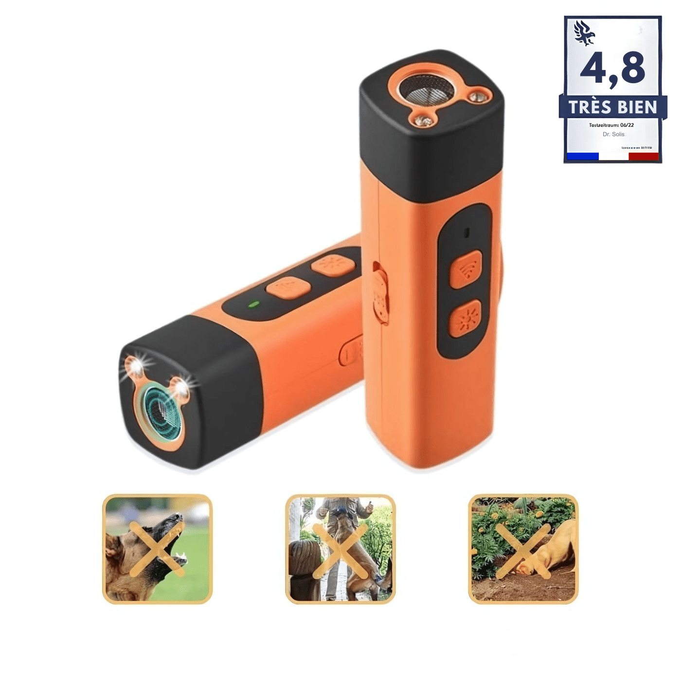 CalmiDog – Appareil ultrason anti - aboiement - Calmidog